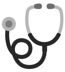 聴診器のイラスト（Stethoscope）