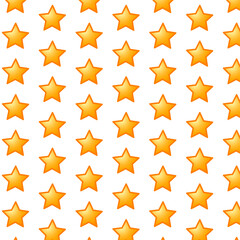 Star seamless pattern background. Gold color vectro illustrator. Pattern in swatches.