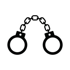 Shackle flat icon vector