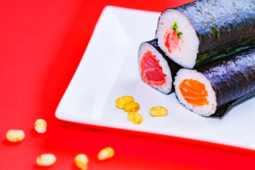 恵方巻　節分　豆まき　【 2月 ( 如月 ) の イメージ 】