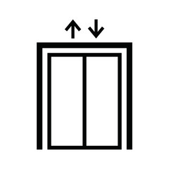 lift outline icon