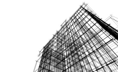 fence isolated on white