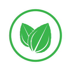 leaf logo icon vector design template
