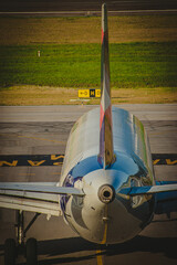 airplane in the airport