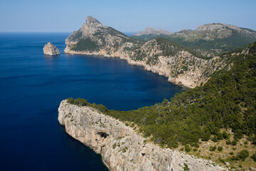 Fototapeta na wymiar The north coast of Mallorca, Spain
