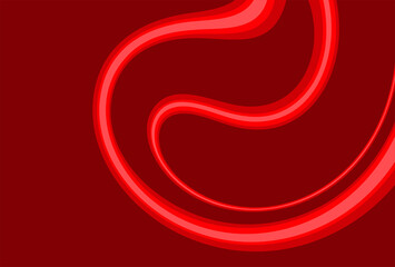 Abstract background with gradient waving lines pattern and some copy space area