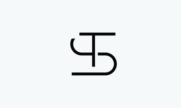 ST TS S T vector logo design