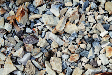 background of small colored pebbles