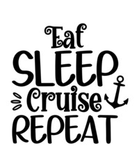 Obraz premium Cruise SVG Bundle, Vacation SVG bundle, Cruise cut file, Cruise clipart, svg files for silhouette, files for cricut, svg, dxf, eps, png