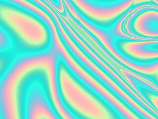 Holographic fluid art texture illustration background