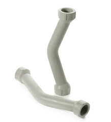 Fittings for polypropylene pipes. Elements for pipelines. plastic elements of pipelines. They are designed to connect pipes. The concept of selling polypropylene fittings.