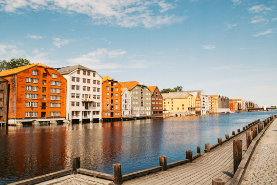 Trondheim im Sommer