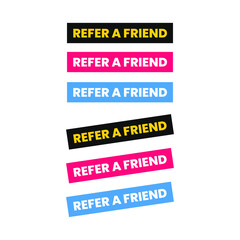 Share media information refer friend isolated icon program or app network and media posts design