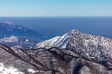 Pollution cloud over the cities in Piedmont,Italy