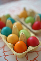 colourful easter eggs