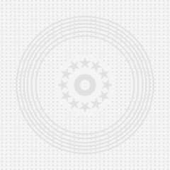 Seamless circle shape, and star with dot pattern background. Tissue Template design vector illustration. White Tissue or Toilet Tissue paper vector design. 