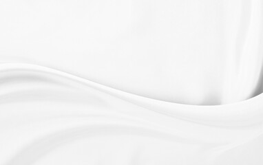 White gray satin texture that is white silver fabric silk background with beautiful soft blur pattern