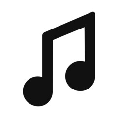 Music note icon vector illsutration
