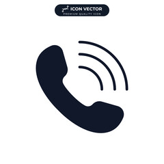 call icon symbol template for graphic and web design collection logo vector illustration