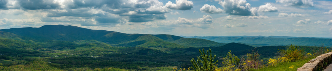 Panoramic view of Shenandoah National Park, Virginia, USA
