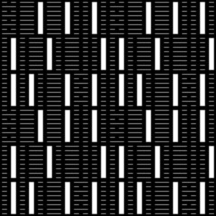 Lines, strokes, rectangles seamless pattern. Geometrical background. Modern wallpaper. Stripes, blocks print. Contemporary ornament. Grid illustration. Geometric backdrop. Abstract image. Vector art.