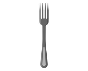 Pocket travel metal soldier fork. Touristic equipment for camping and tourism.
