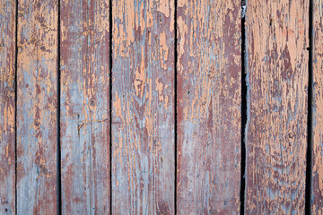 Old brown painted rustic  grunge wooden timber texture . Copy space