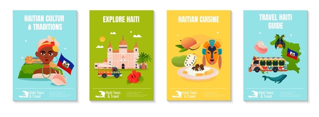 Haiti Design Concept - obrazy, fototapety, plakaty