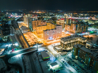 Obraz premium city at night