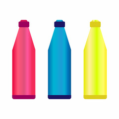 Recycleable Plastic Water Bottle Icon