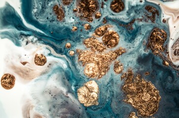 Ripples of agate. Treasury of art. Swirls of marble. Abstract fantasia with golden powder. Extra special and luxurious- ORIENTAL ART.  Natural luxury.