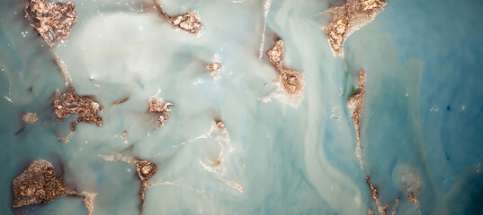Natural luxury. Ripples of agate. Treasury of art. Swirls of marble. Abstract fantasia with golden...