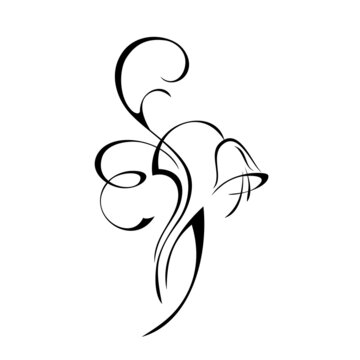 recommend clip art: ornament 2161. decorative element with bell and swirls. graphic decor