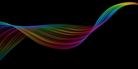 Abstract colorful futuristic wave technology background