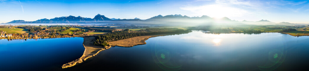 lake Hopfensee near Fuessen - bavaria