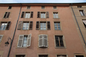 ancient flat building in nancy (france)