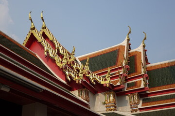 Fototapeta na wymiar Wat Pho temple, Bangkok Thailand