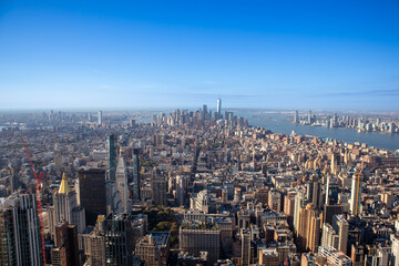 Manhatten, View from Empire State Building, New York, USA