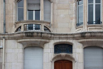 Fototapeta na wymiar art nouveau villa in nancy (france)