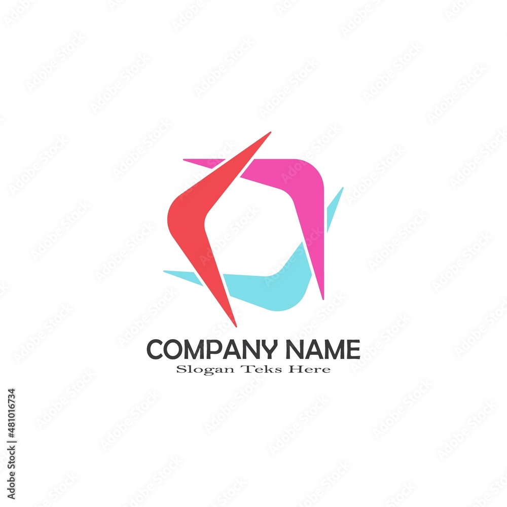 Sticker boomerang logo