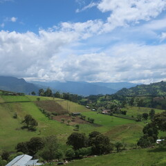 Fototapeta na wymiar Scenic view near Bogota, Colombia