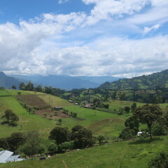 Naklejka na ściany i meble Scenic view near Bogota, Colombia