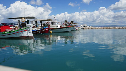 Fototapeta premium Fishing boats in Corsica