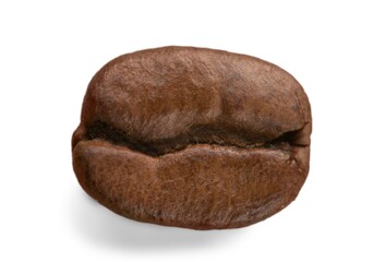 One Brazilian black coffee beans
