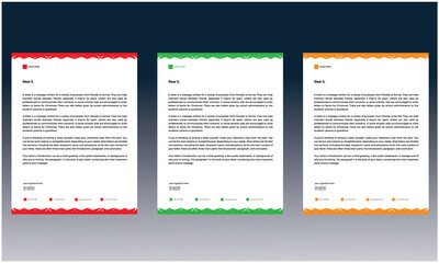 business letterhead design