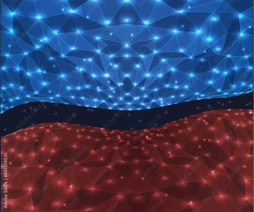 Poster abstract technology background. science background. big data. background vector. plexus e