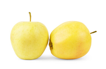 Perfect Fresh Green Apple Isolated on White Background in Full Depth of Field with Clipping Path.