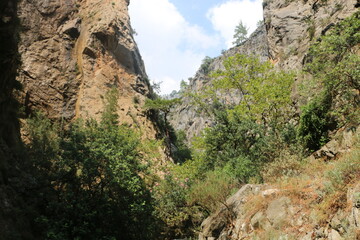 Fototapeta premium Berge, Schlucht