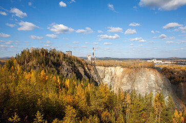 Mount Vysokaya, mine 