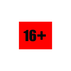 16+ Icon Vector Illustration